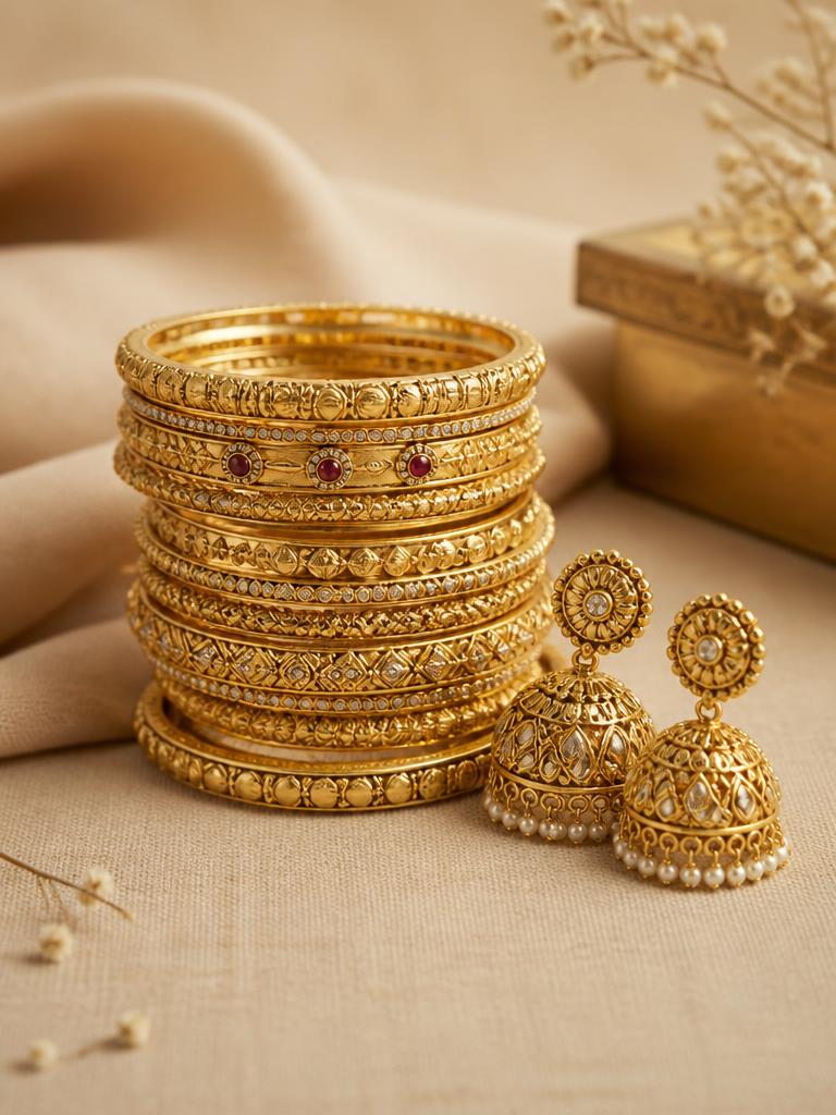Bangles & Earrings